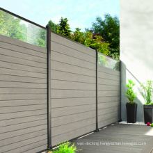 Modern Design Outdoor Garden Privacy Fencing Trellis WPC Composite Fence